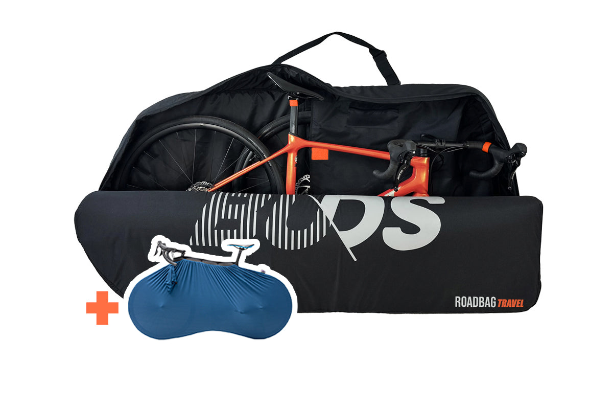 Gepolsterte Transportabdeckung für Rennräder