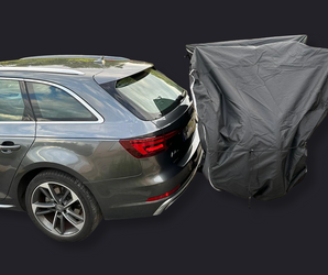 PORTA BICICLETAS PARA COCHE Y CUBRE LLUVIA | <tc>Funda protectora</tc> Portabicicletas para autocaravanas y exteriores