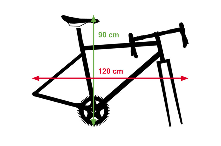 <tc>saco</tc> bicicleta acolchoada para trem TRAINBag Travel