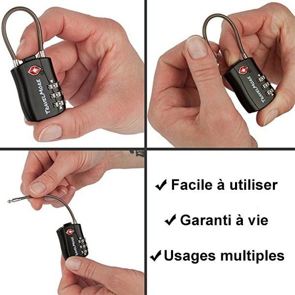 Mini code padlock