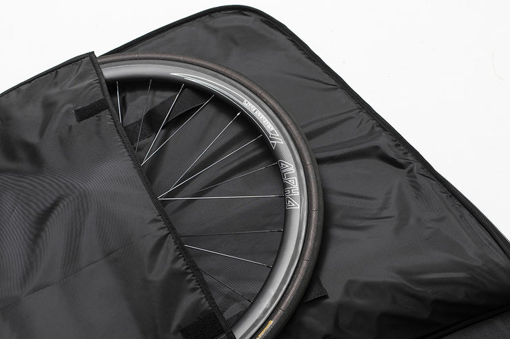 Housse de vélo avec insert en nylon solide noir pour 1 vélo sur