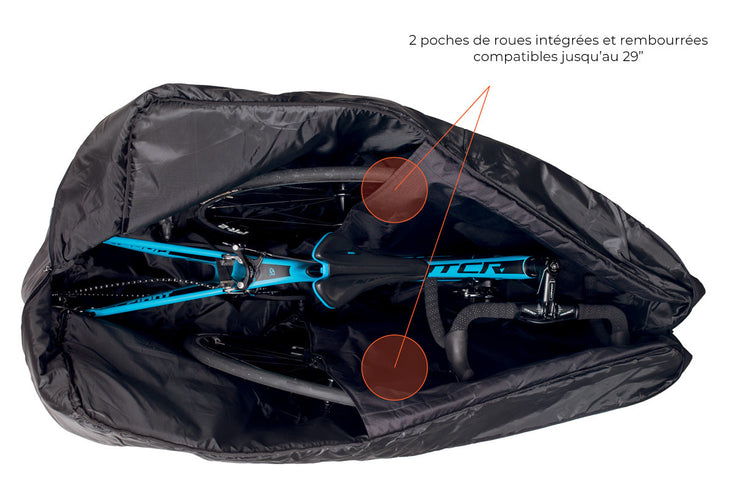 ROLLBag Pro Plus  Padded bike travel bag for Road/Mountain Bikes