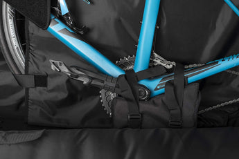 Buds ROLLBag Pro padded bicycle bag for air travel
